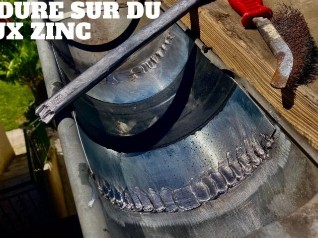 Souder du vieux zinc